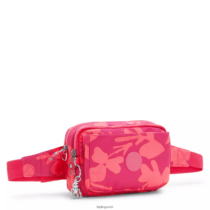 abanu multitrükiga kabriolett crossbody kott Kipling koralli lill naised 4NF06J320 crossbody kotid