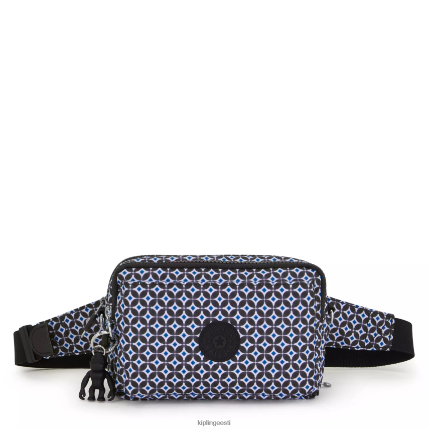 abanu multitrükiga kabriolett crossbody kott Kipling mustjas plaat naised 4NF06J322 crossbody kotid