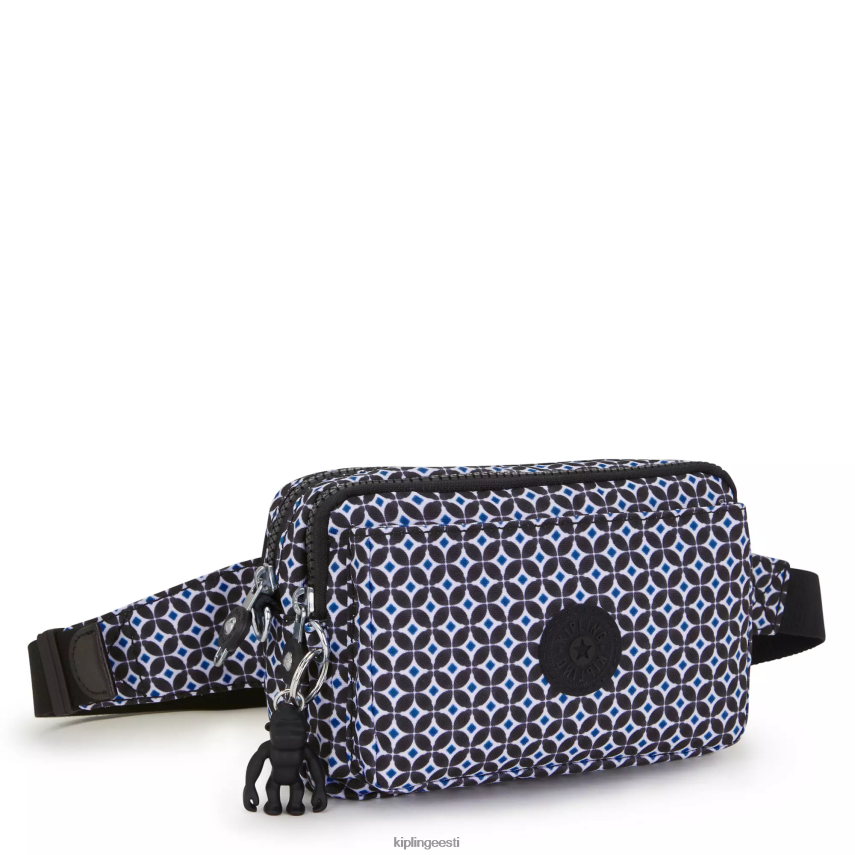 abanu multitrükiga kabriolett crossbody kott Kipling mustjas plaat naised 4NF06J322 crossbody kotid
