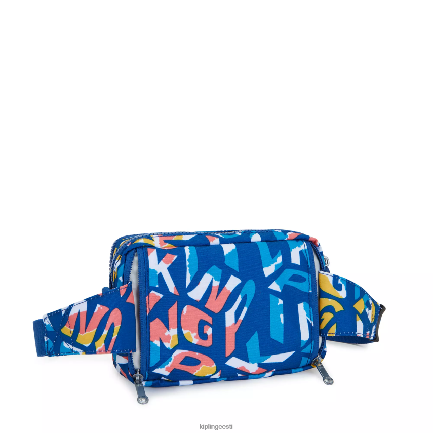 abanu multitrükiga kabriolett crossbody kott Kipling neoon naised 4NF06J321 crossbody kotid