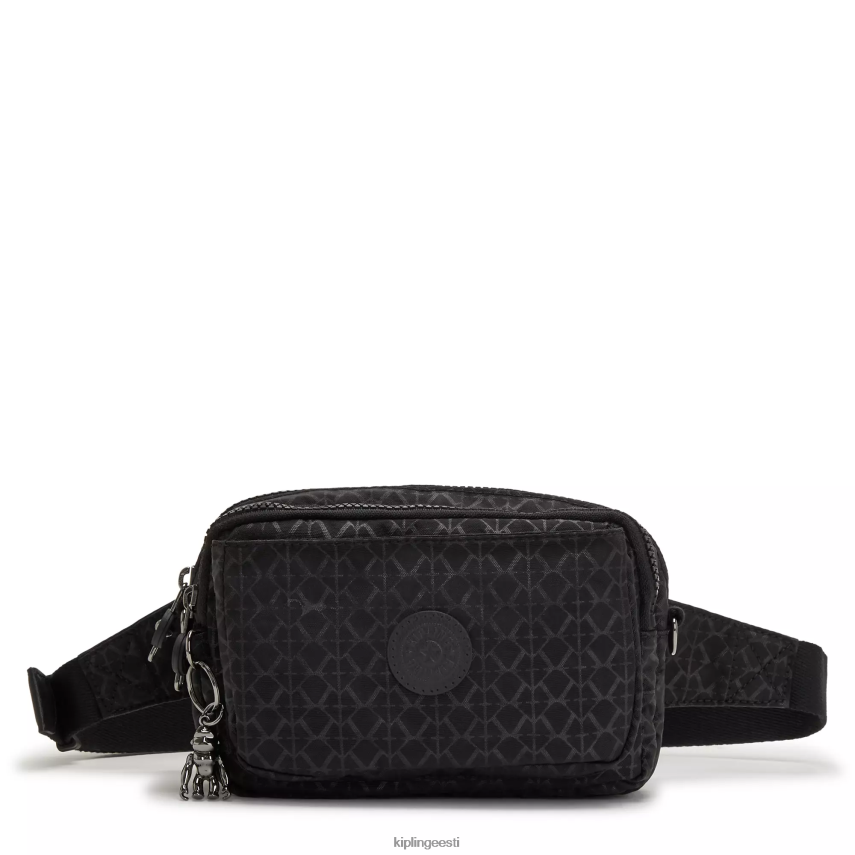 abanu multitrükiga kabriolett crossbody kott Kipling reljeefne allkiri naised 4NF06J188 crossbody kotid