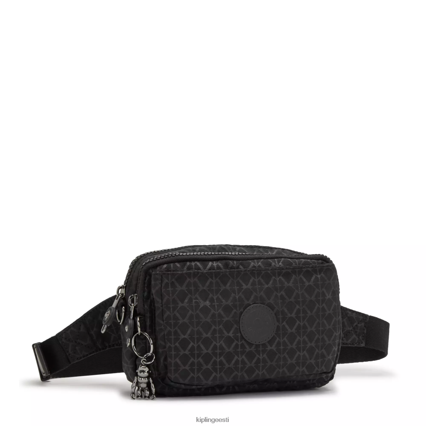 abanu multitrükiga kabriolett crossbody kott Kipling reljeefne allkiri naised 4NF06J188 crossbody kotid