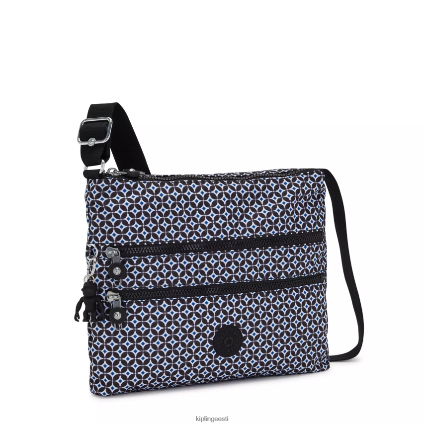 alvar trükitud crossbody kott Kipling mustjas plaat naised 4NF06J145 crossbody kotid