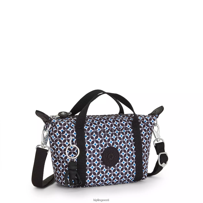 art kompaktne trükitud crossbody kott Kipling mustjas plaat naised 4NF06J24 crossbody kotid