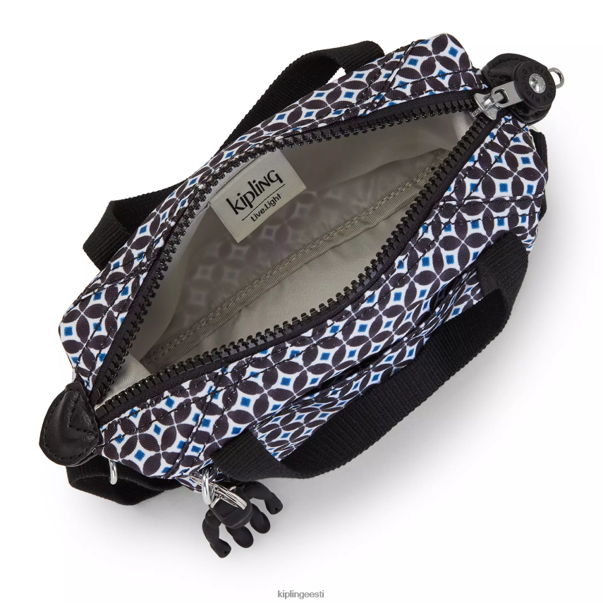 art kompaktne trükitud crossbody kott Kipling mustjas plaat naised 4NF06J24 crossbody kotid