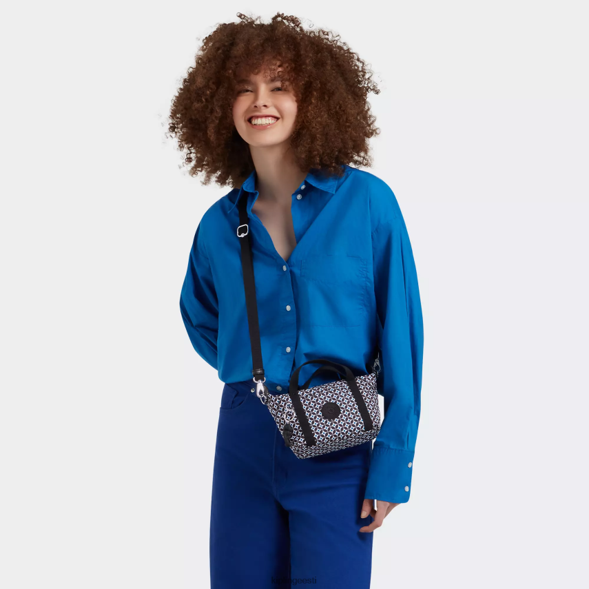 art kompaktne trükitud crossbody kott Kipling mustjas plaat naised 4NF06J24 crossbody kotid