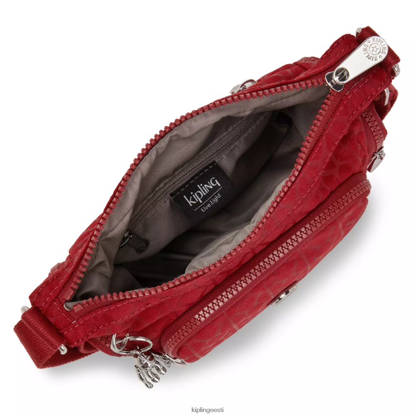 gabbie mini crossbody kott Kipling allkiri punane naised 4NF06J73 crossbody kotid