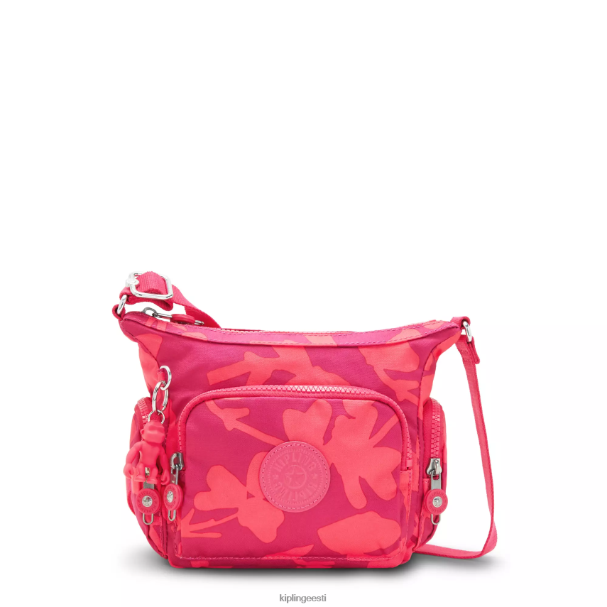 gabbie mini trükitud crossbody kott Kipling koralli lill naised 4NF06J138 crossbody kotid