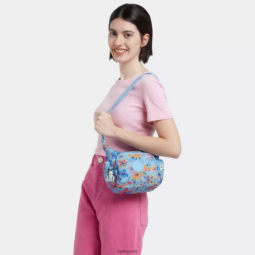 gabbie mini trükitud crossbody kott Kipling looduslikud lilled naised 4NF06J141 crossbody kotid