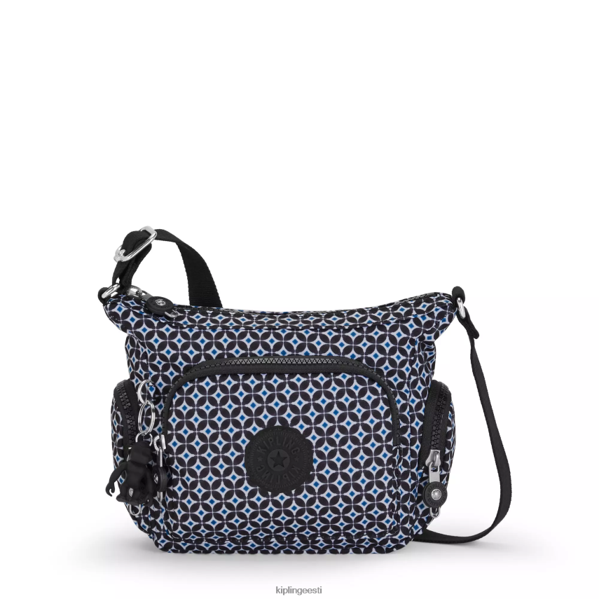 gabbie mini trükitud crossbody kott Kipling mustjas plaat naised 4NF06J140 crossbody kotid