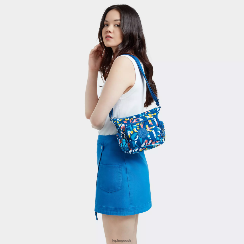 gabbie mini trükitud crossbody kott Kipling neoon naised 4NF06J139 crossbody kotid