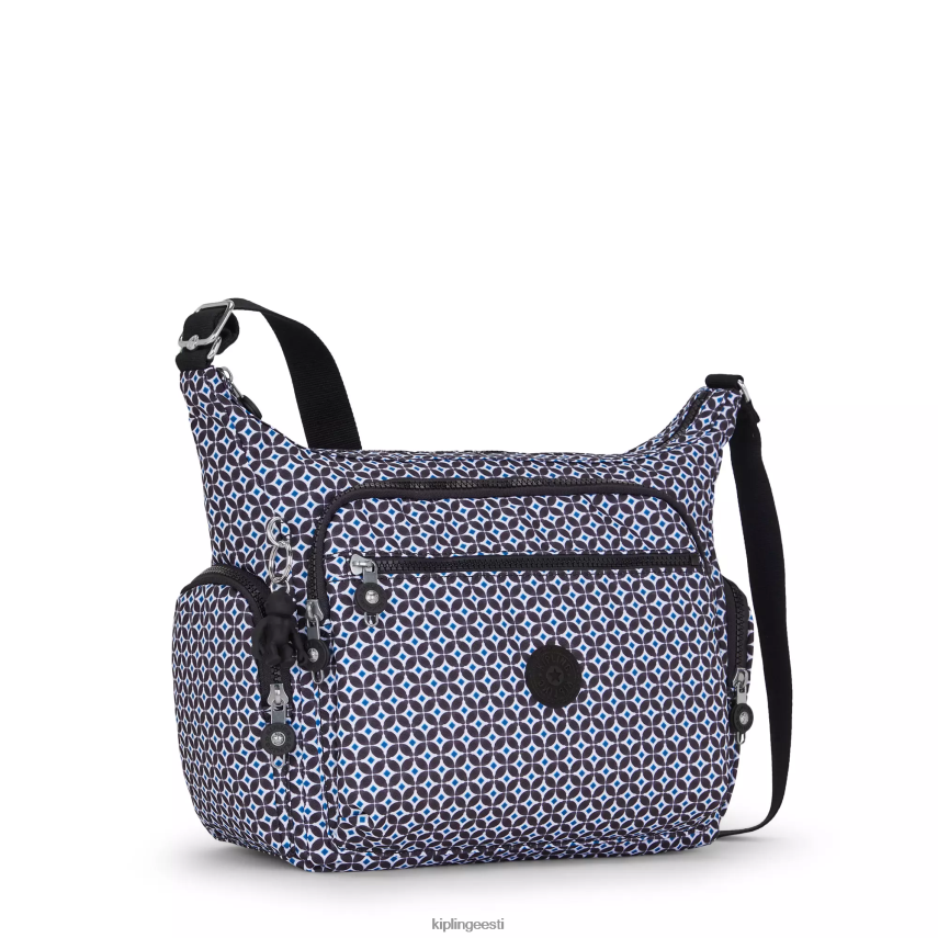 gabbie trükitud crossbody kott Kipling mustjas plaat naised 4NF06J142 crossbody kotid