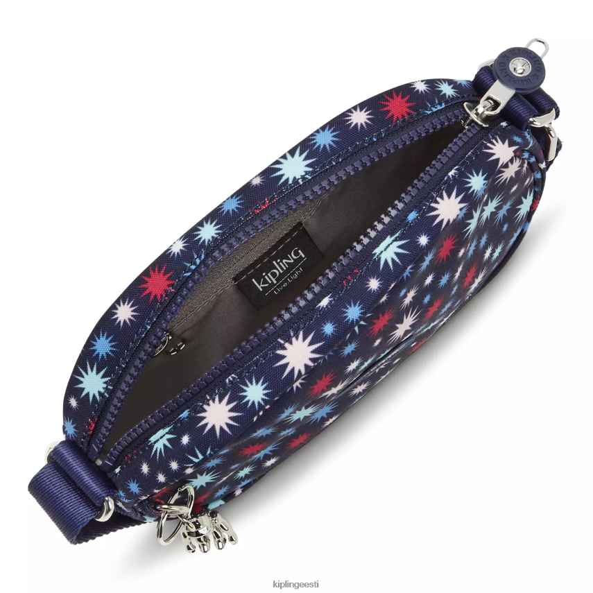 gema trükitud crossbody kott Kipling funky tähed naised 4NF06J220 crossbody kotid