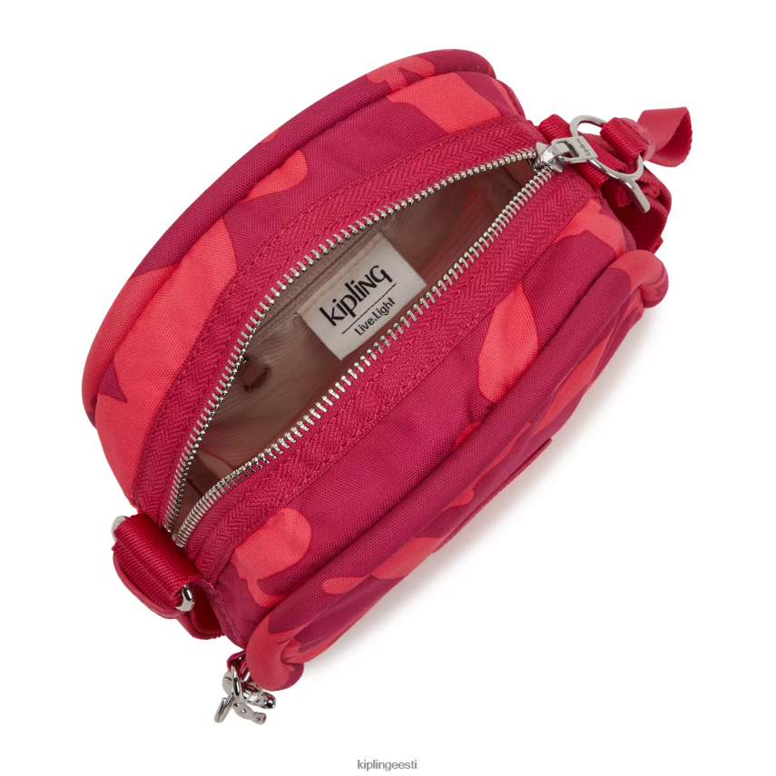 jesperitrükiga crossbody kott Kipling korallililled naised 4NF06J189 crossbody kotid