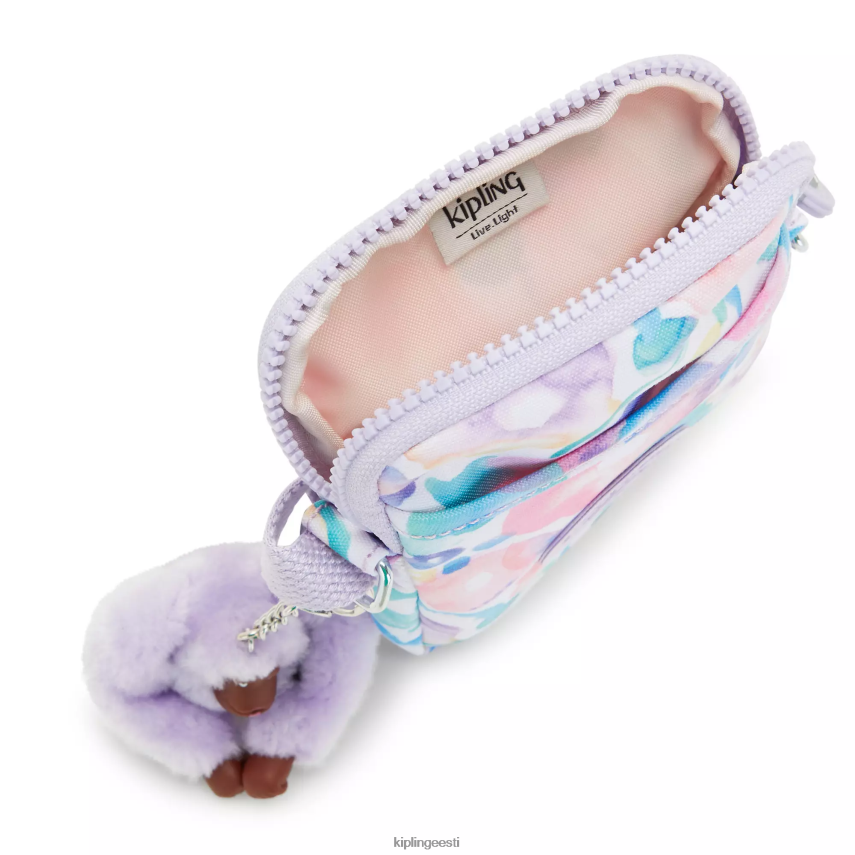 kokku prinditud crossbody telefonikott Kipling aqua lilled naised 4NF06J57 crossbody kotid