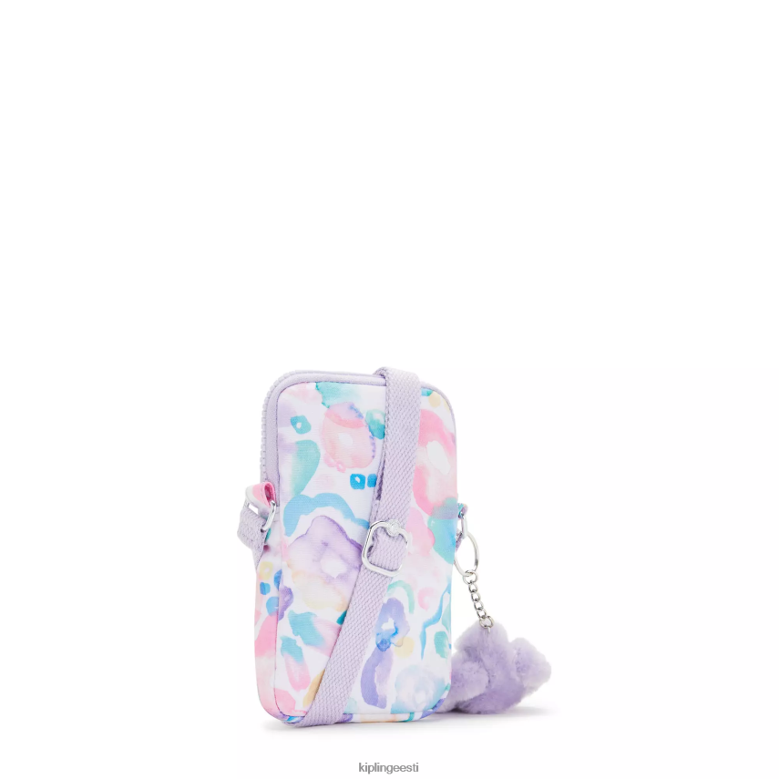 kokku prinditud crossbody telefonikott Kipling aqua lilled naised 4NF06J57 crossbody kotid
