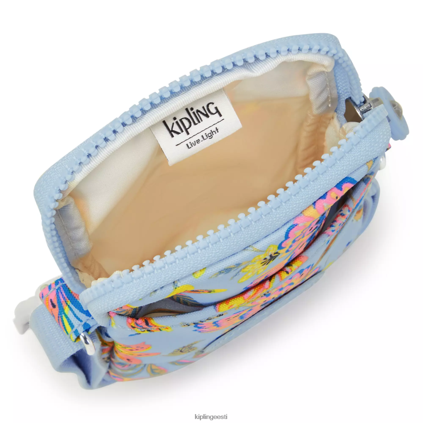kokku prinditud crossbody telefonikott Kipling looduslikud lilled naised 4NF06J56 crossbody kotid