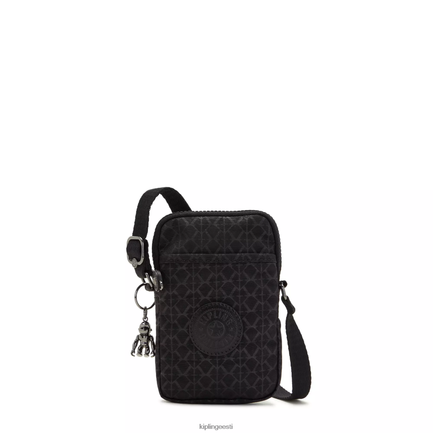 kokku prinditud crossbody telefonikott Kipling reljeefne allkiri naised 4NF06J70 crossbody kotid