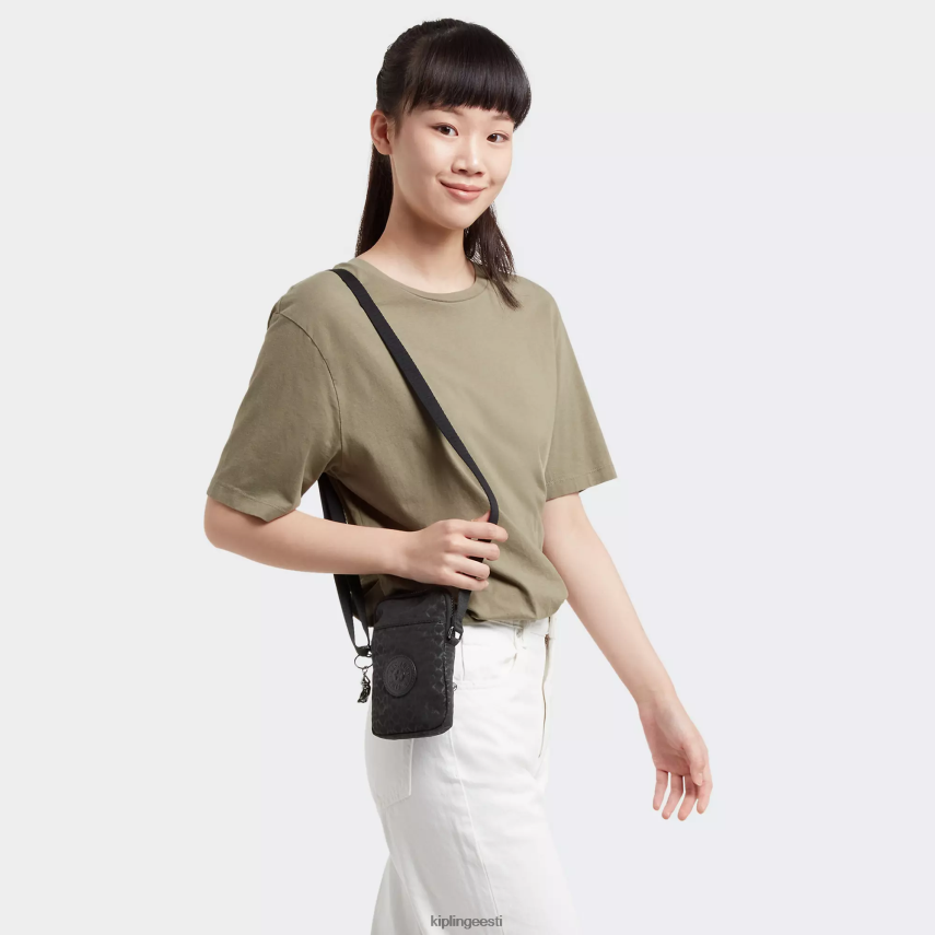 kokku prinditud crossbody telefonikott Kipling reljeefne allkiri naised 4NF06J70 crossbody kotid