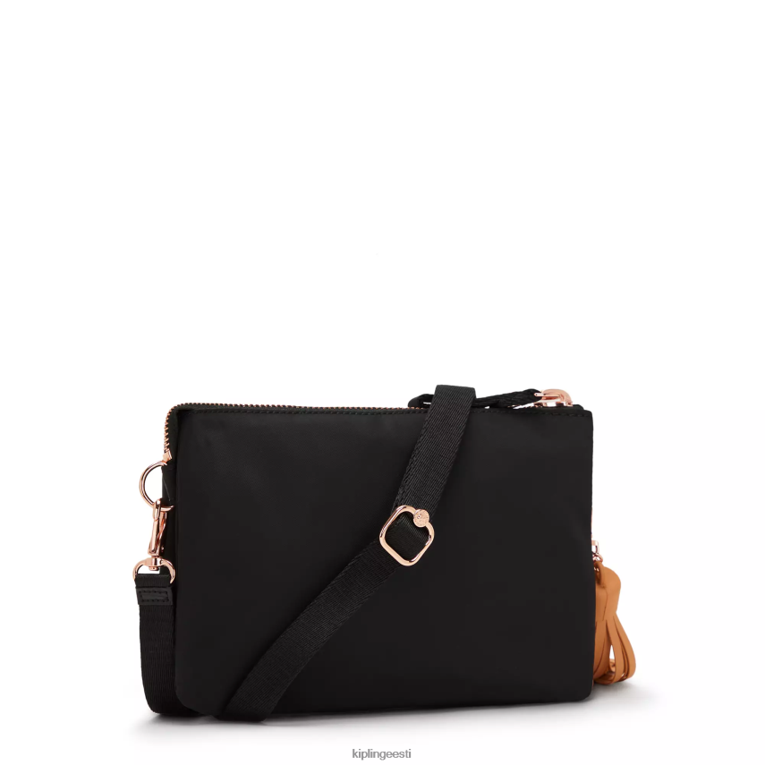 riri crossbody kott Kipling roosa must naised 4NF06J103 crossbody kotid