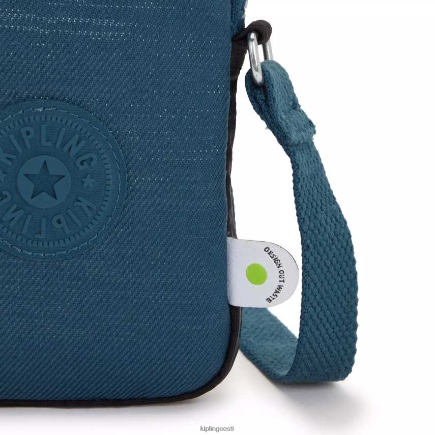 vastav crossbody telefonikott Kipling kootud sinine naised 4NF06J182 crossbody kotid