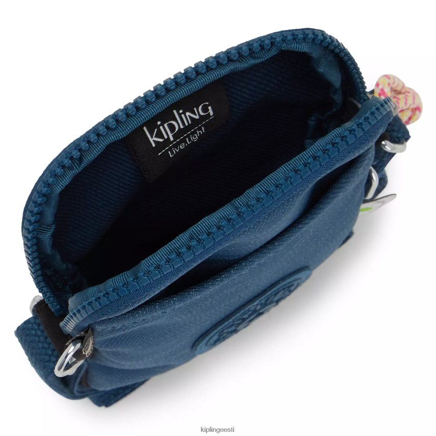 vastav crossbody telefonikott Kipling kootud sinine naised 4NF06J182 crossbody kotid