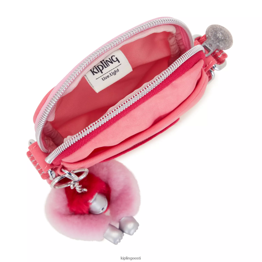 vastav crossbody telefonikott Kipling rõõmus roosa lõbu naised 4NF06J26 crossbody kotid