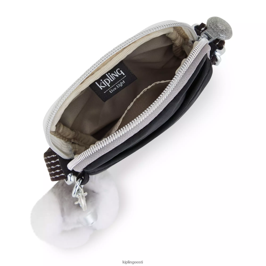 vastav crossbody telefonikott Kipling tõeline must lõbu naised 4NF06J25 crossbody kotid