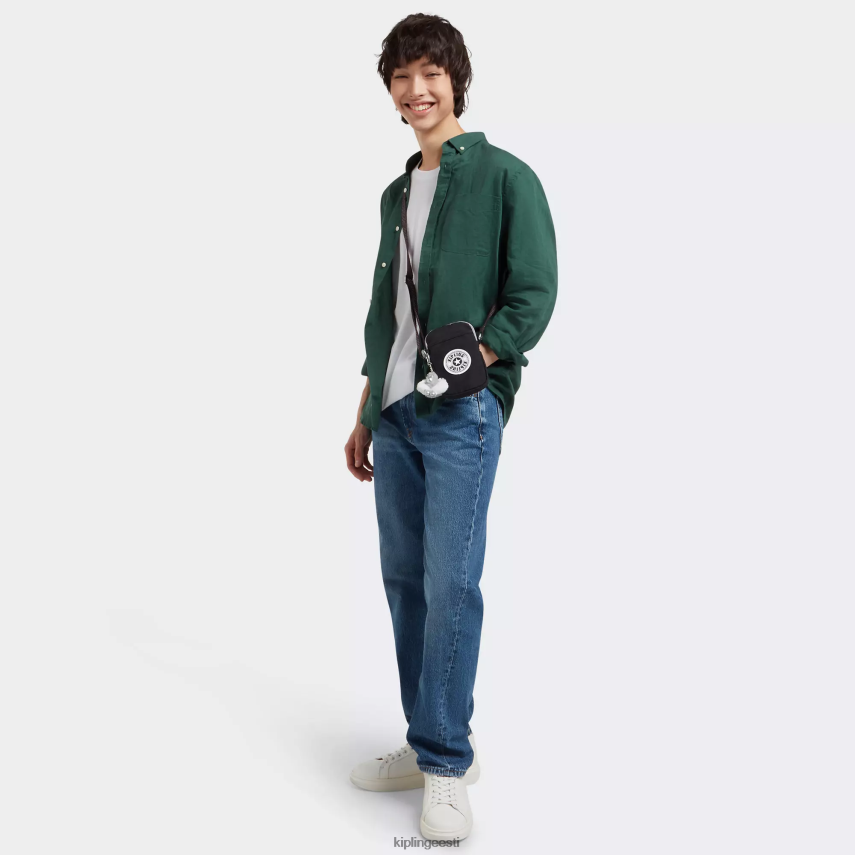 vastav crossbody telefonikott Kipling tõeline must lõbu naised 4NF06J25 crossbody kotid