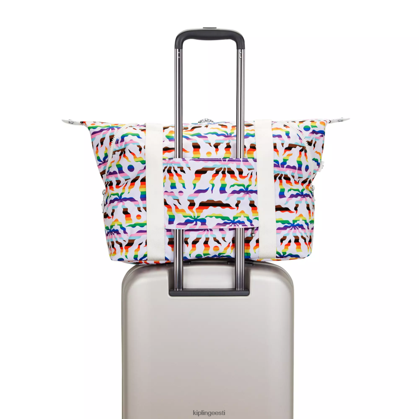 kunsti keskmise trükiga kandekott Kipling vikerkaarepalm naised 4NF06J261 kandekotid