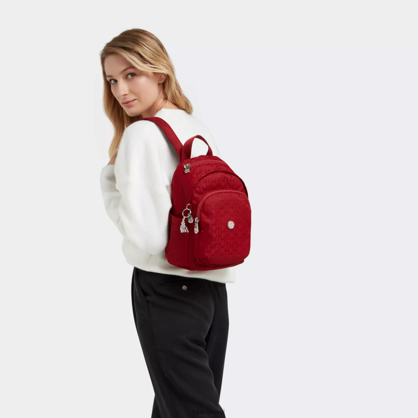 delia mini seljakott Kipling allkiri punane naised 4NF06J387 minikotid