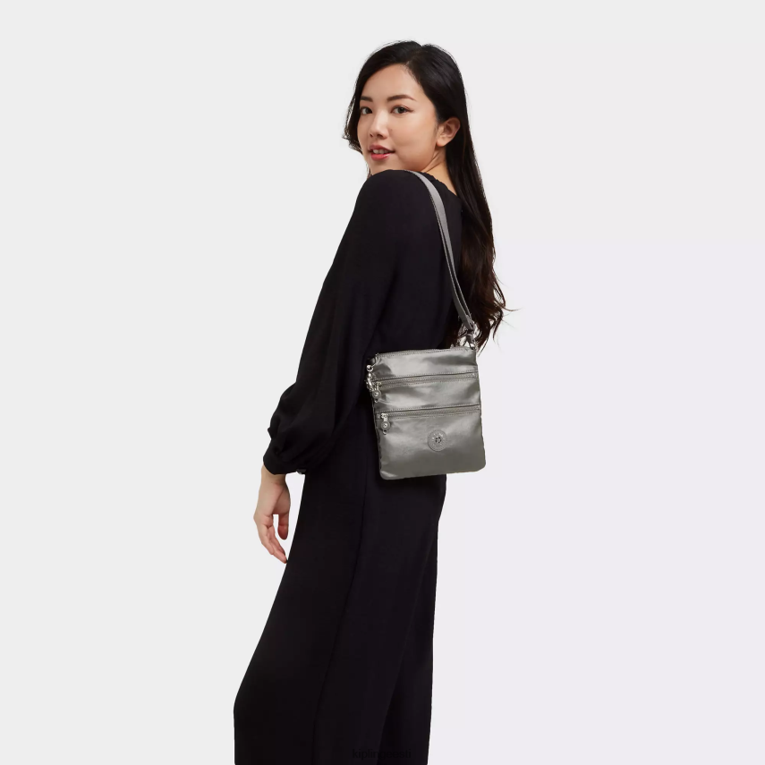 keiko metallist crossbody minikott Kipling kuuhall metallik naised 4NF06J95 minikotid