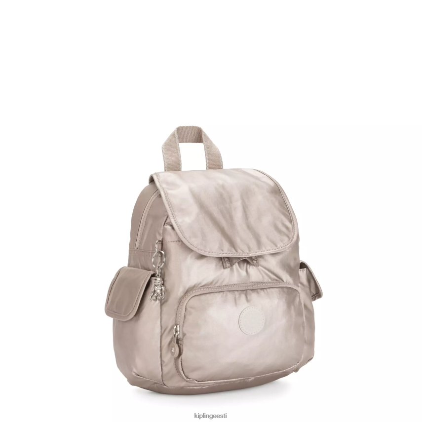 linnapakk mini metallist seljakott Kipling metallist sära naised 4NF06J389 minikotid