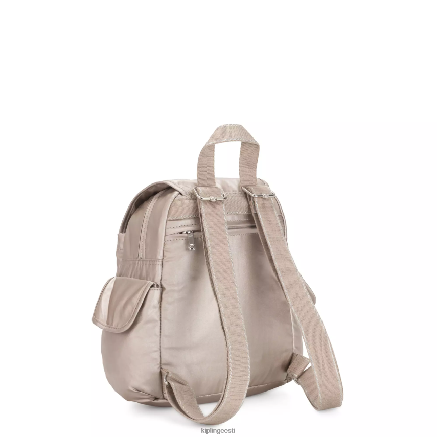 linnapakk mini metallist seljakott Kipling metallist sära naised 4NF06J389 minikotid