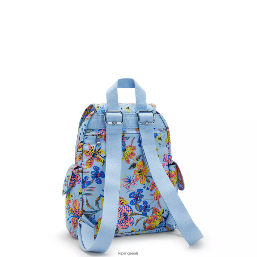 linnapakk mini trükitud seljakott Kipling looduslikud lilled naised 4NF06J499 minikotid