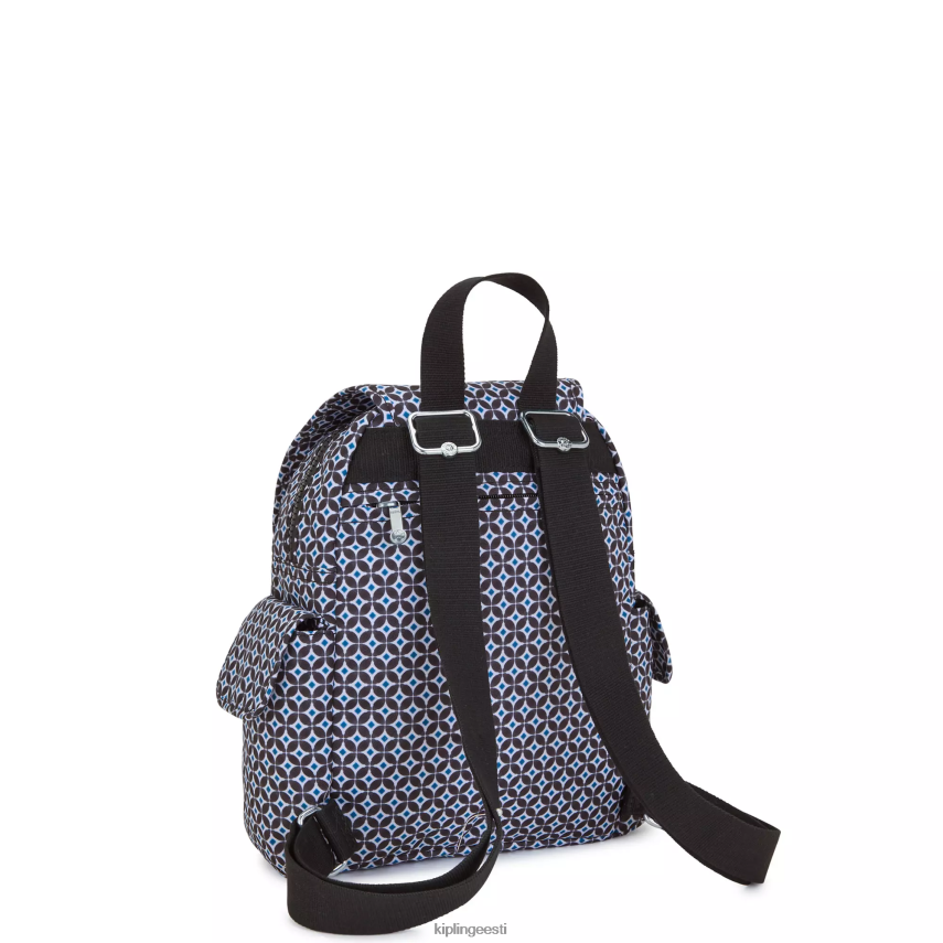 linnapakk mini trükitud seljakott Kipling mustjas plaat naised 4NF06J498 minikotid