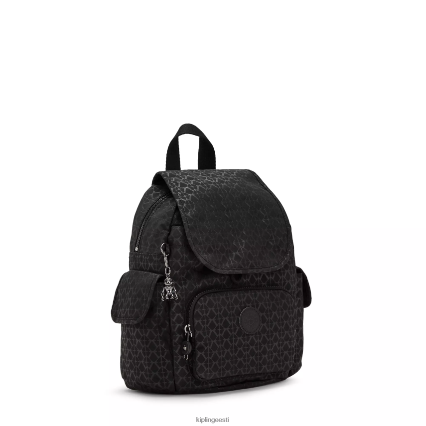 linnapakk mini trükitud seljakott Kipling reljeefne allkiri naised 4NF06J396 minikotid