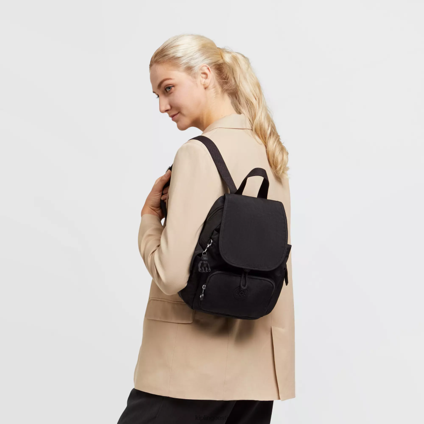 linnapakk miniseljakott Kipling must noir naised 4NF06J412 minikotid