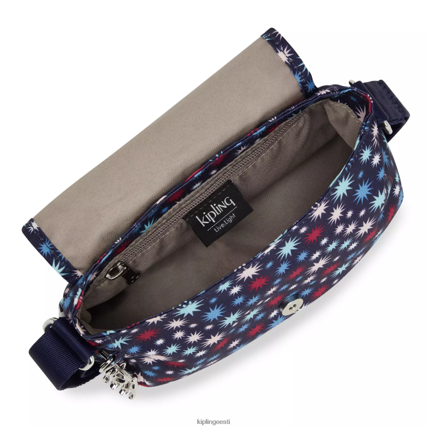 sabian trükitud crossbody minikott Kipling funky tähed naised 4NF06J11 minikotid