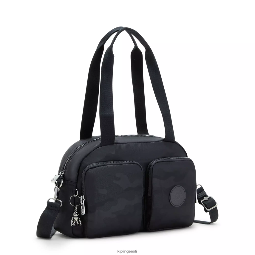 lahe defea õlakott Kipling must camo reljeefne naised 4NF06J200 õlakotid