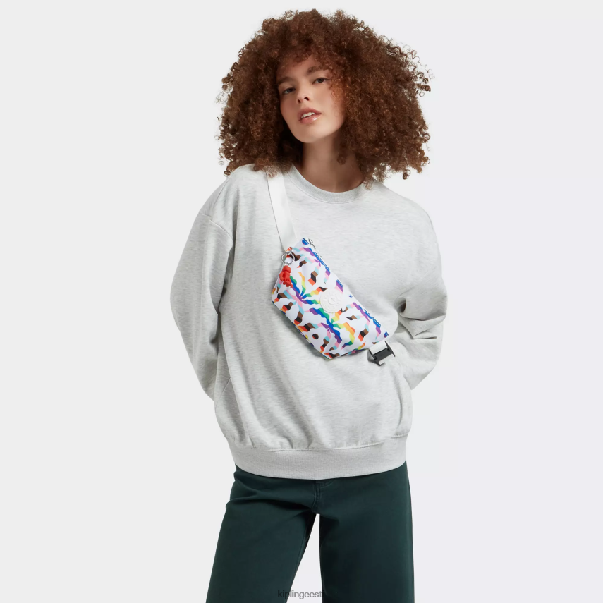 gizi trükitud vööpakend Kipling vikerkaarepalm naised 4NF06J37 vööpakk