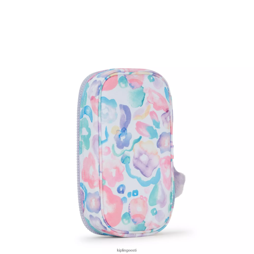50 pliiatsi trükitud ümbris Kipling aqua lilled naised 4NF06J595 pastakad ja pliiatsikarbid