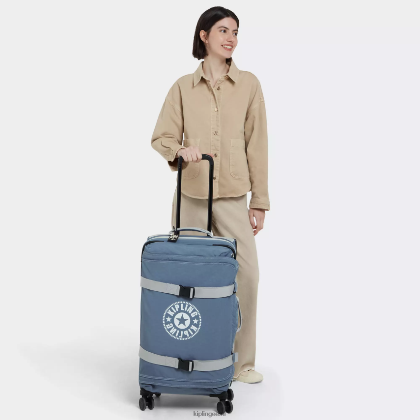 spontaanne keskmine veerev pagas Kipling pintsel sinine c naised 4NF06J517 veerev pagas