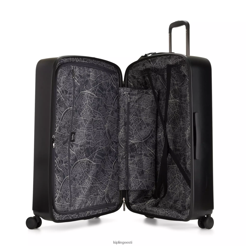uudishimu suur 4 rattaga veerev pagas Kipling must noir naised 4NF06J524 veerev pagas