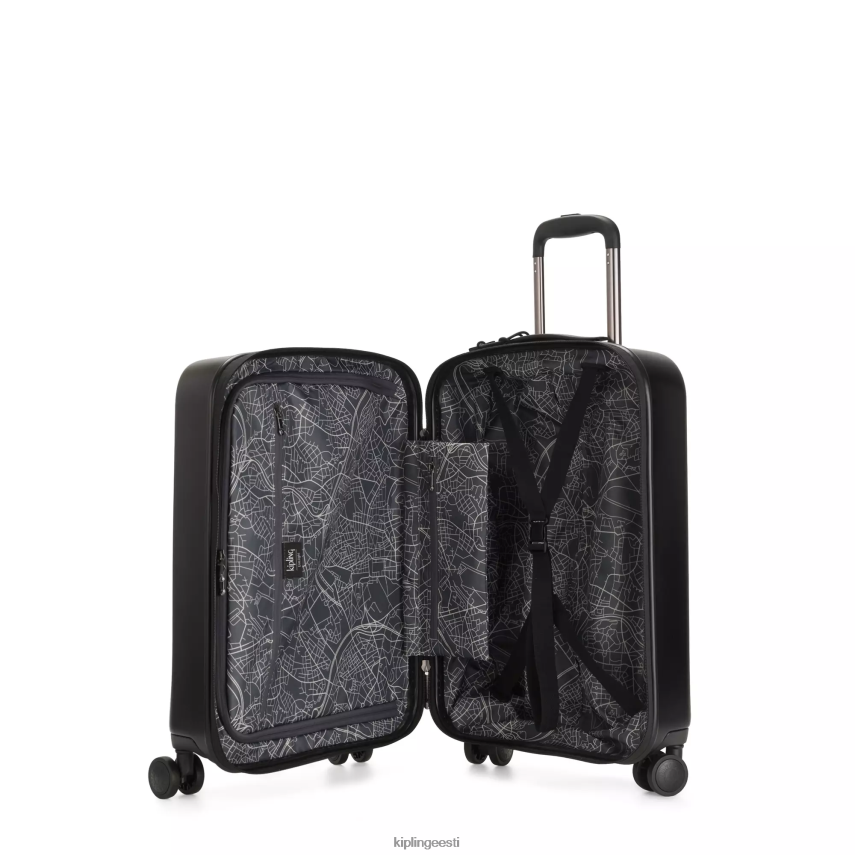 uudishimu väike 4 rattaga veerev pagas Kipling must noir naised 4NF06J513 veerev pagas
