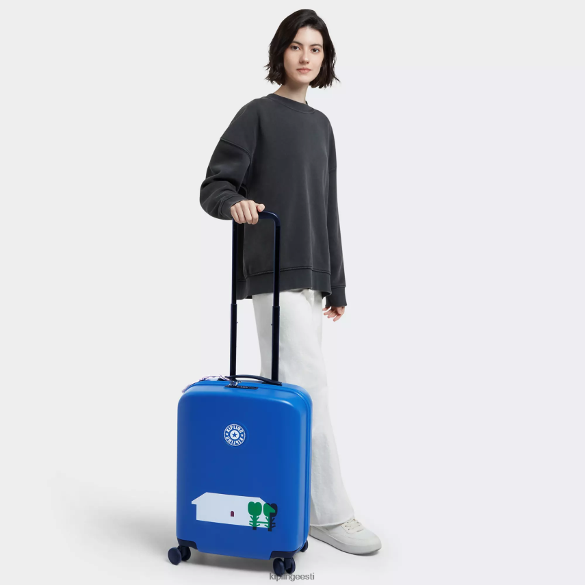 uudishimu väike minju kim 4 rattaga veerev pagas Kipling minju multi print naised 4NF06J512 veerev pagas