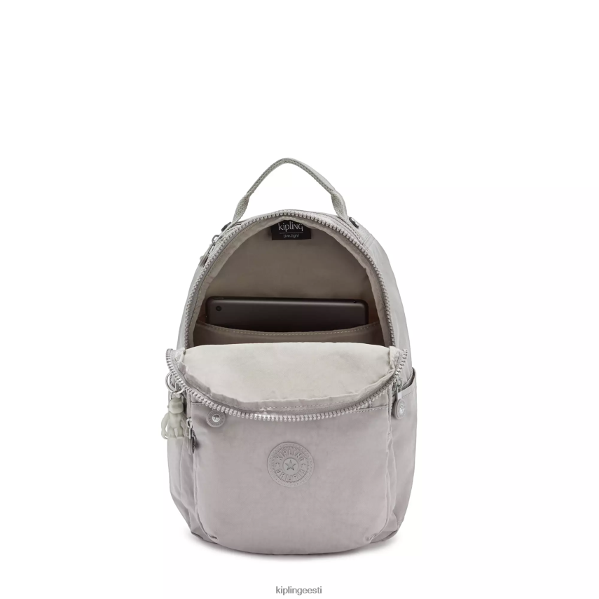 Souli väike tahvelarvuti seljakott Kipling hall gris naised 4NF06J419 monogrammitav
