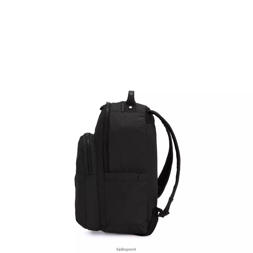 Souli väike tahvelarvuti seljakott Kipling must noir naised 4NF06J420 monogrammitav