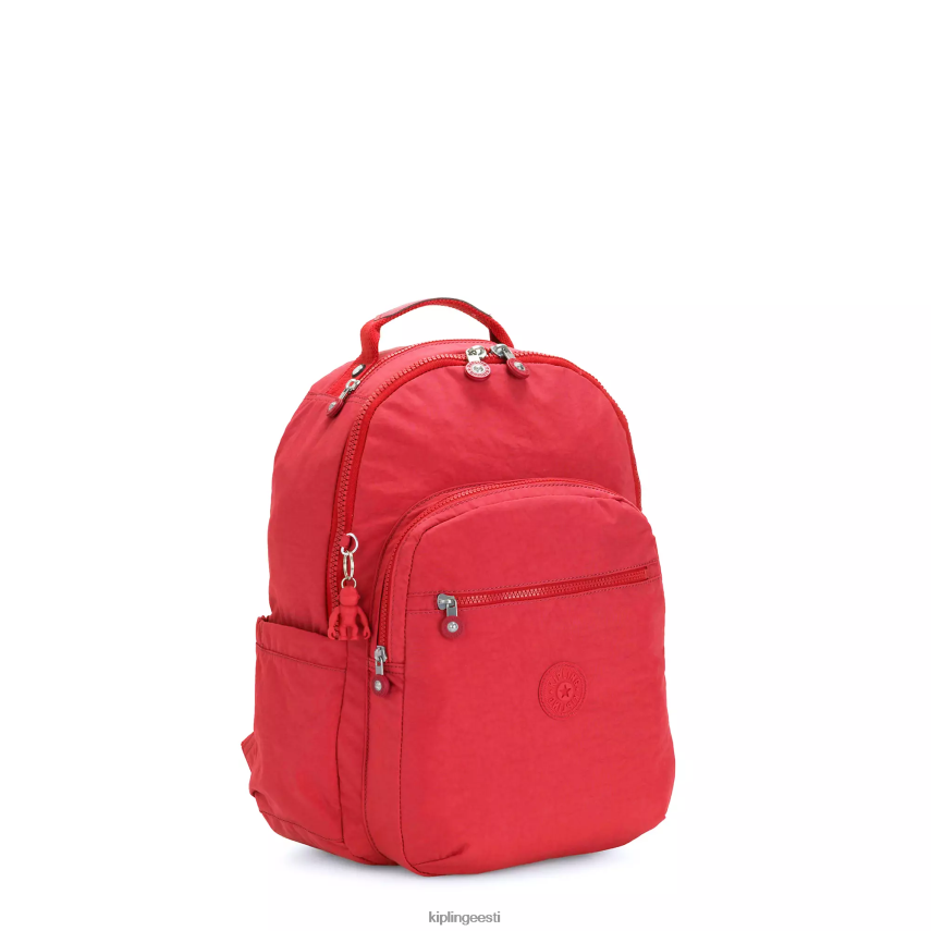 Souli väike tahvelarvuti seljakott Kipling punane rouge naised 4NF06J422 monogrammitav