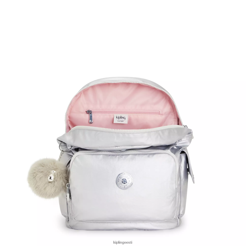 linnapakk metallist seljakott Kipling kommid metallist naised 4NF06J341 mood seljakotid
